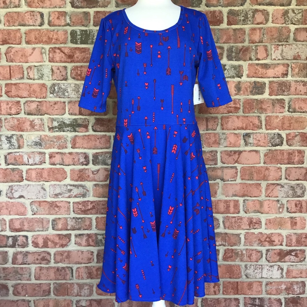 NWT LuLaRoe Nicole A-line Dress XXL Super Flattering!